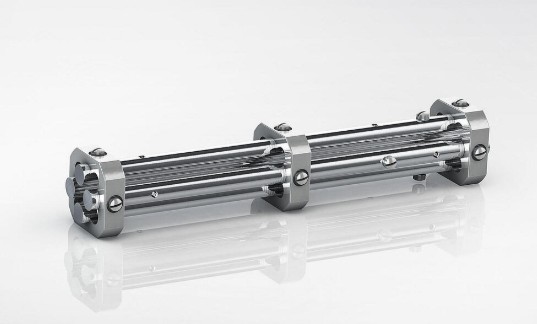 HD quadrupole som har en kurvig Brubaker Pre-filter för bästa känslighet och skyddar den analytiska quadrupolen.